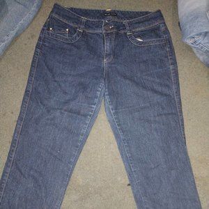 Women's New York & Company dark wash jeans size 12
